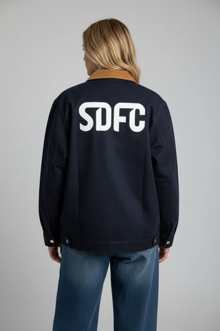San Diego FC Unisex Canvas Jacket - Navy