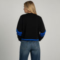 San Diego FC Women’s Cropped Cardigan - Navy view 2