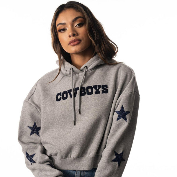 Dallas cowboys store cropped hoodie