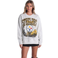 Pittsburgh Steelers Unisex Graphic Crew Fleece - Heather Cream view 2