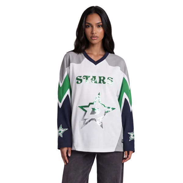Dallas Stars Women's Long Sleeve Fashion Top - Multi