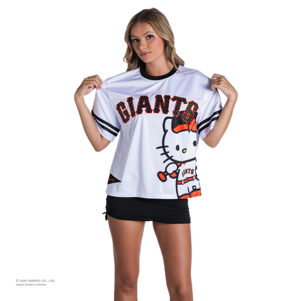 San Francisco Giants Hello Kitty® Boxy Top - White