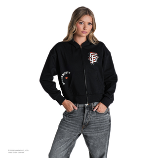 San Francisco Giants Hello Kitty® Zip Hoodie - Black