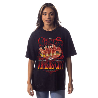 Kansas City Chiefs Unisex 2023 Tour Band Tee - Black
