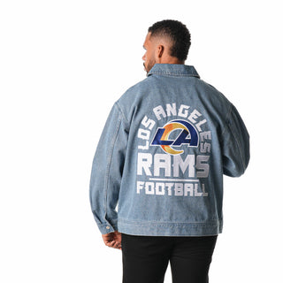 Los Angeles Rams Denim Coaches Jacket