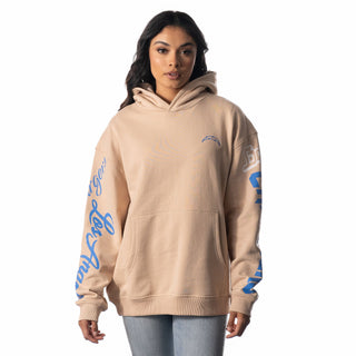 Los Angeles Chargers Graphic Hoodie - Cream