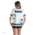 Seattle Mariners Hello Kitty® Drop Shoulder Tee - Vintage White view 2