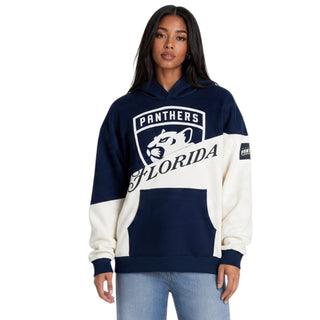 Florida Panthers Unisex Split Hoodie - Navy/Vintage White