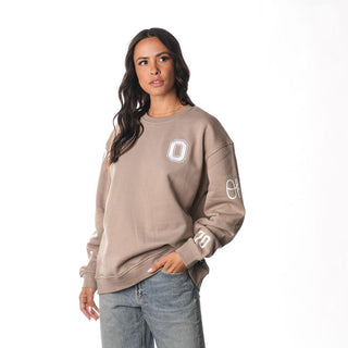 Ohio State Crew Fleece - Warm Grey