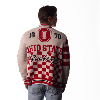 Ohio State Buckeyes Jacquard Sweater - Cream