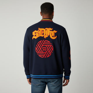 San Diego FC Unisex Jacquard Cardigan - Navy