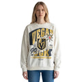 Vegas Golden Knights Unisex Graphic Crew Fleece - Vintage White view 2