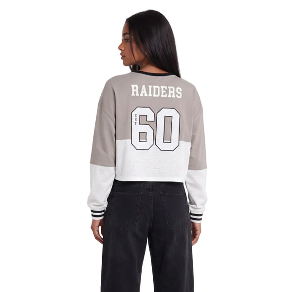 Las Vegas Raiders Women's Fashion Crew - Grey