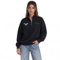 Philadelphia Eagles Unisex Quarter-Zip Fleece - Black view 3