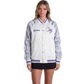 Minnesota Vikings Unisex Satin Bomber Jacket - White view 2