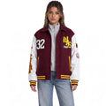 Washington Commanders Unisex Varsity Jacket - Maroon view 1