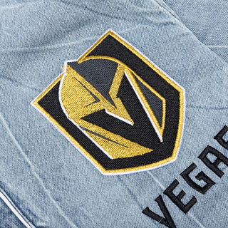 Vegas Golden Knights Blue Denim Button Up Shirt