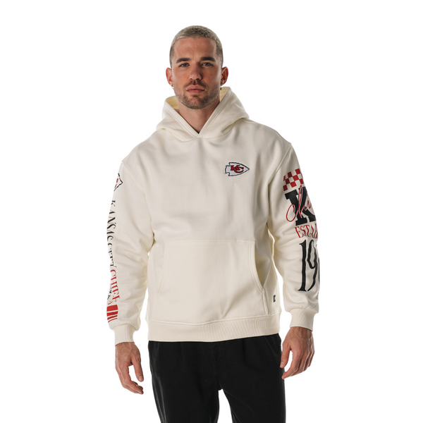 Kansas City Chiefs Unisex All Over Hoodie – Vintage White