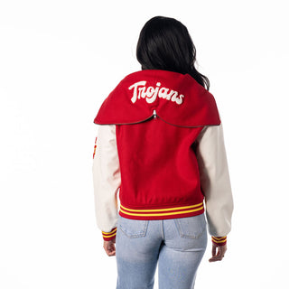 USC Sailor Varsity Jacket - Cardinal