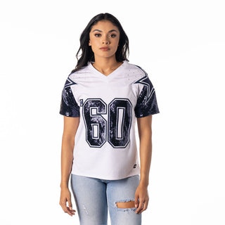 Dallas Cowboys Sequin Jersey - Navy