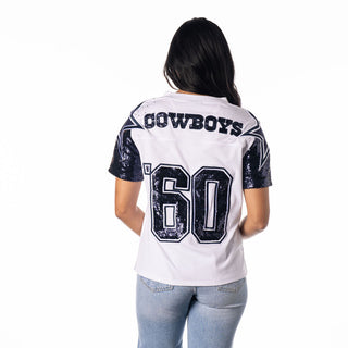 Dallas Cowboys Sequin Jersey - Navy