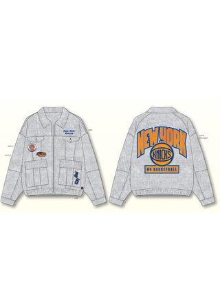 Grey OVERSIZED JACKET W/ CARGO POCKETS