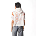 Anaheim Ducks Women's Hooded Jersey Fleece - White view 2