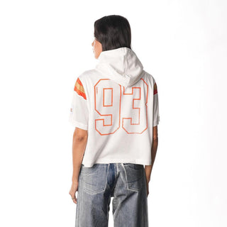 Anaheim Ducks Women's Hooded Jersey Fleece - White-Jersey-thewildcollective