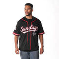 Atlanta Falcons Sundays Baseball Jersey - Black view 1