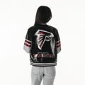 Atlanta Falcons Women's Sequin Bomber - Black view 2