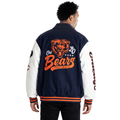 Chicago Bears Unisex Varsity Jacket - Dark Blue view 1