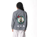 Boston Celtics Women's Denim Jacket - Denim view 2