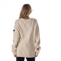 Buffalo Bills Unisex All Over Jacquard Crew Sweater - Cream view 4