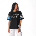 Carolina Panthers Women's Drop Shoulder SS Tee - Black view 1