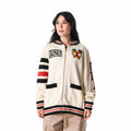 Chicago Blackhawks Jacquard Button Up Sweater - Cream view 5