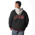 Cleveland Cavaliers Unisex Hooded Bomber Jacket - Black view 2