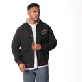Cleveland Cavaliers Unisex Hooded Bomber Jacket - Black view 1
