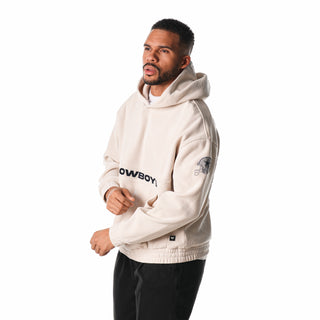 Dallas Cowboys Corduroy Hoodie - Cream-Corduroy Jacket-thewildcollective