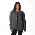 Dallas Cowboys Fleece Bomber Jacket - Grey view 3