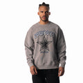 Dallas Cowboys Graphic Crew Fleece - Grey view 2