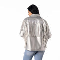 Dallas Cowboys Silver Fringe Jacket view 2