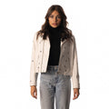 Dallas Cowboys Star Studded Leather Jacket - White view 1