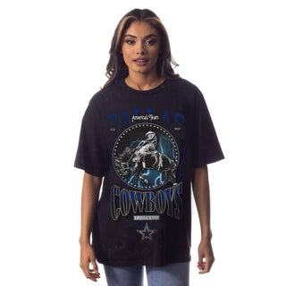 Dallas Cowboys Unisex 2023 Tour Band Tee - Black-Band Tee-thewildcollective