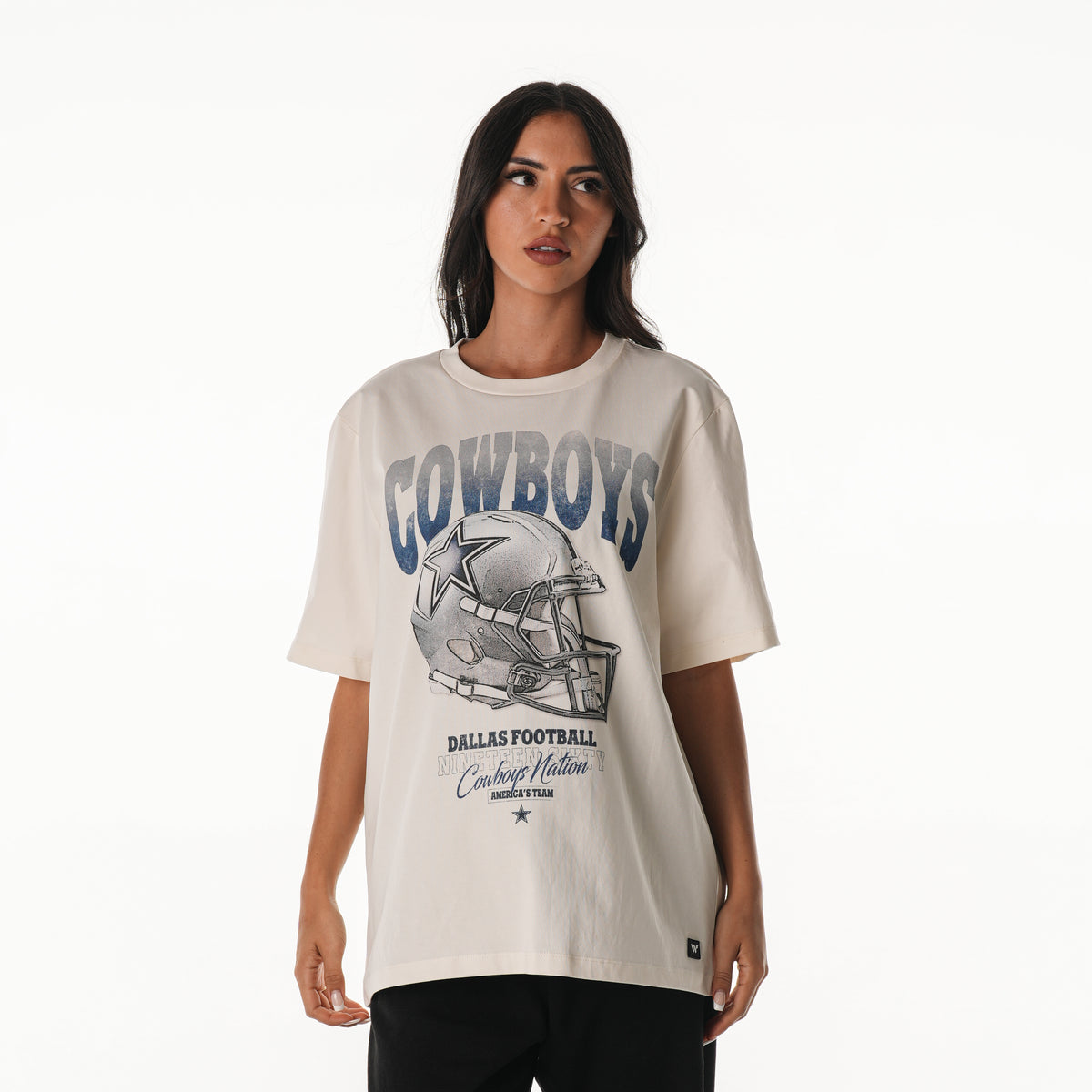 Dallas Cowboys Unisex Cowboys Nation Tee - Vintage White