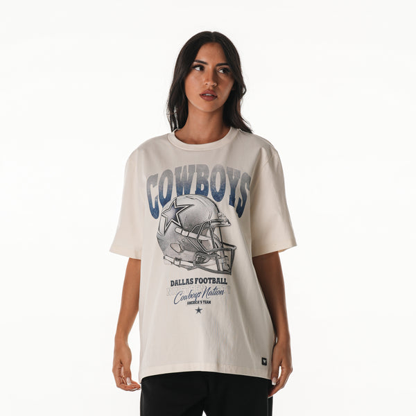 Dallas Cowboys Unisex Cowboys Nation Tee - Vintage White