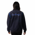 Dallas Cowboys Women Cord Star Sleeve Bomber - Blue view 3