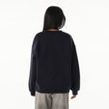 Dallas Cowboys Women's Oversized Crew Rock Crystal - Navy view 2