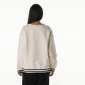 Dallas Cowboys Women's Oversized Vintage Crew Fleece - Vintage White view 2