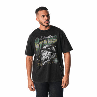 Dallas Stars Unisex Band Tee - Black-Band Tee-thewildcollective