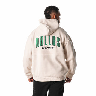 Dallas Stars Unisex Corduroy Hoodie - Cream-Hoodie-thewildcollective